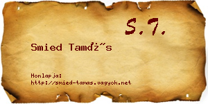 Smied Tamás névjegykártya